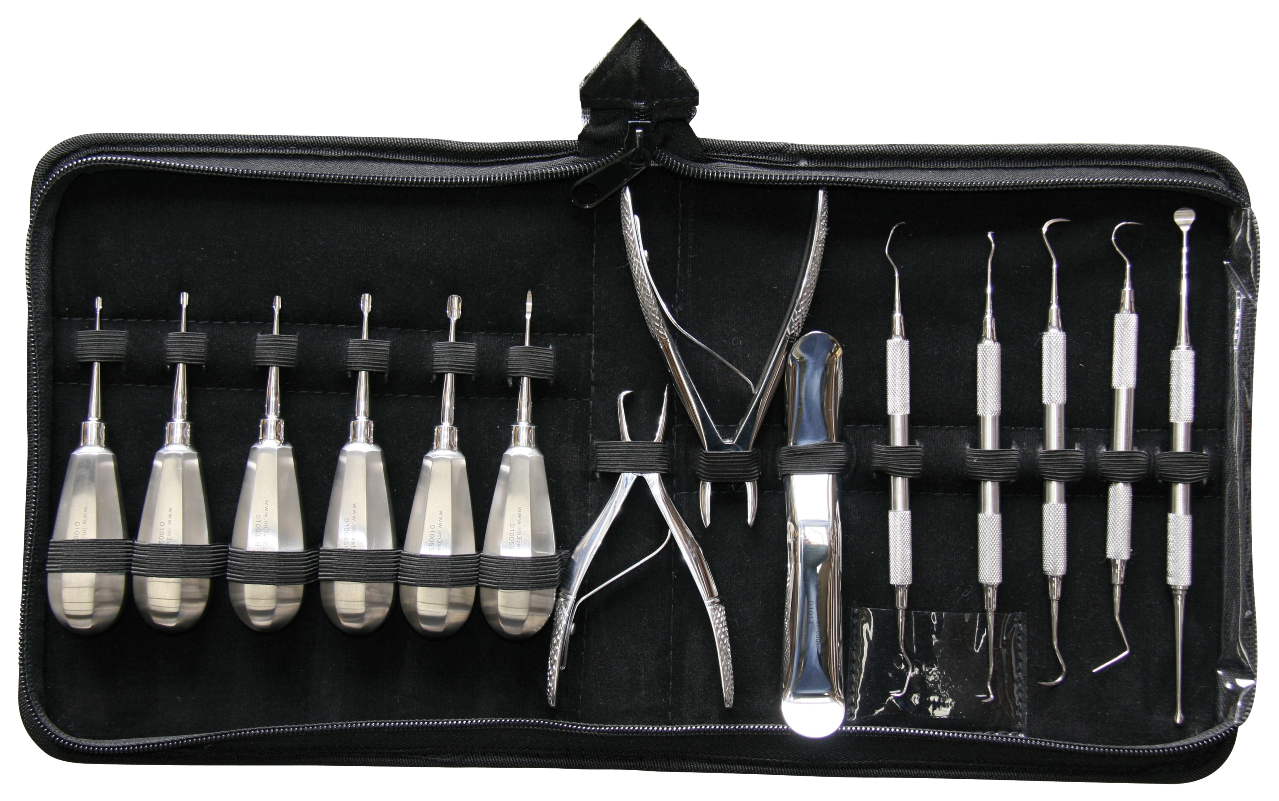 14-delige instrumentenset - stompe handgrepen