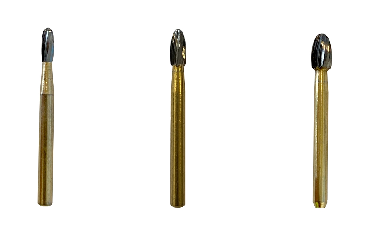 Dental Bur - Gingivectomy Egg Set - 19mm FG - 3 pack