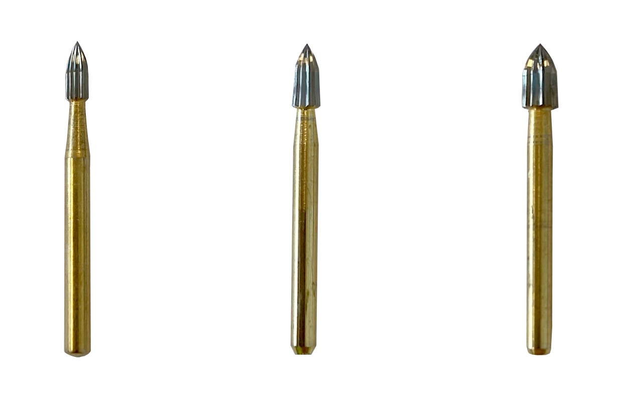 Dental Bur - Gingivectomy Flame Set - 19mm FG - 3 pack