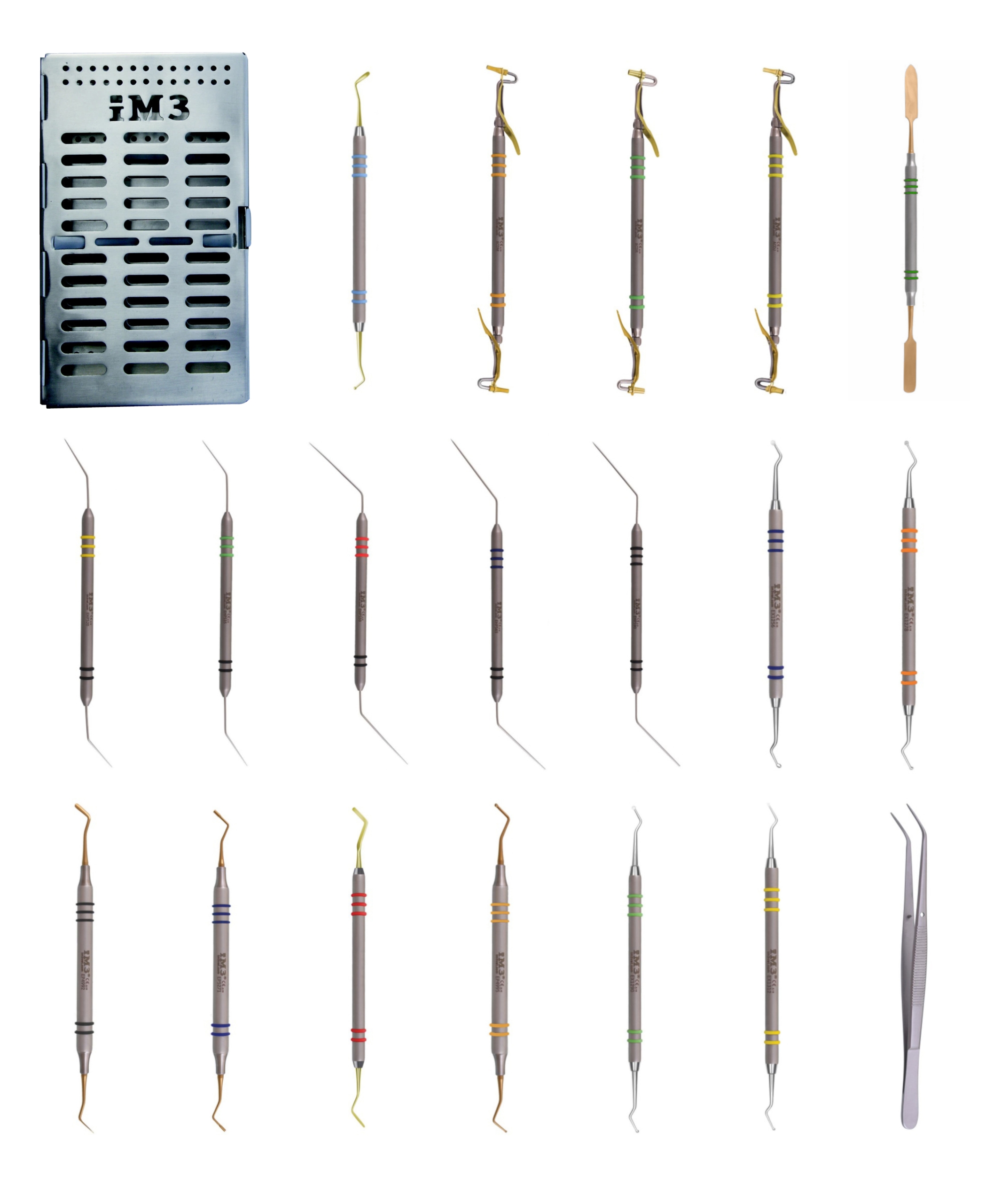 19-delige iM3 Complete Endodontische en Restauratie Instrumentenkit