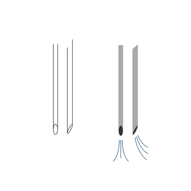 Endodontic Suction Needles 27G - 60mm - 25pcs
