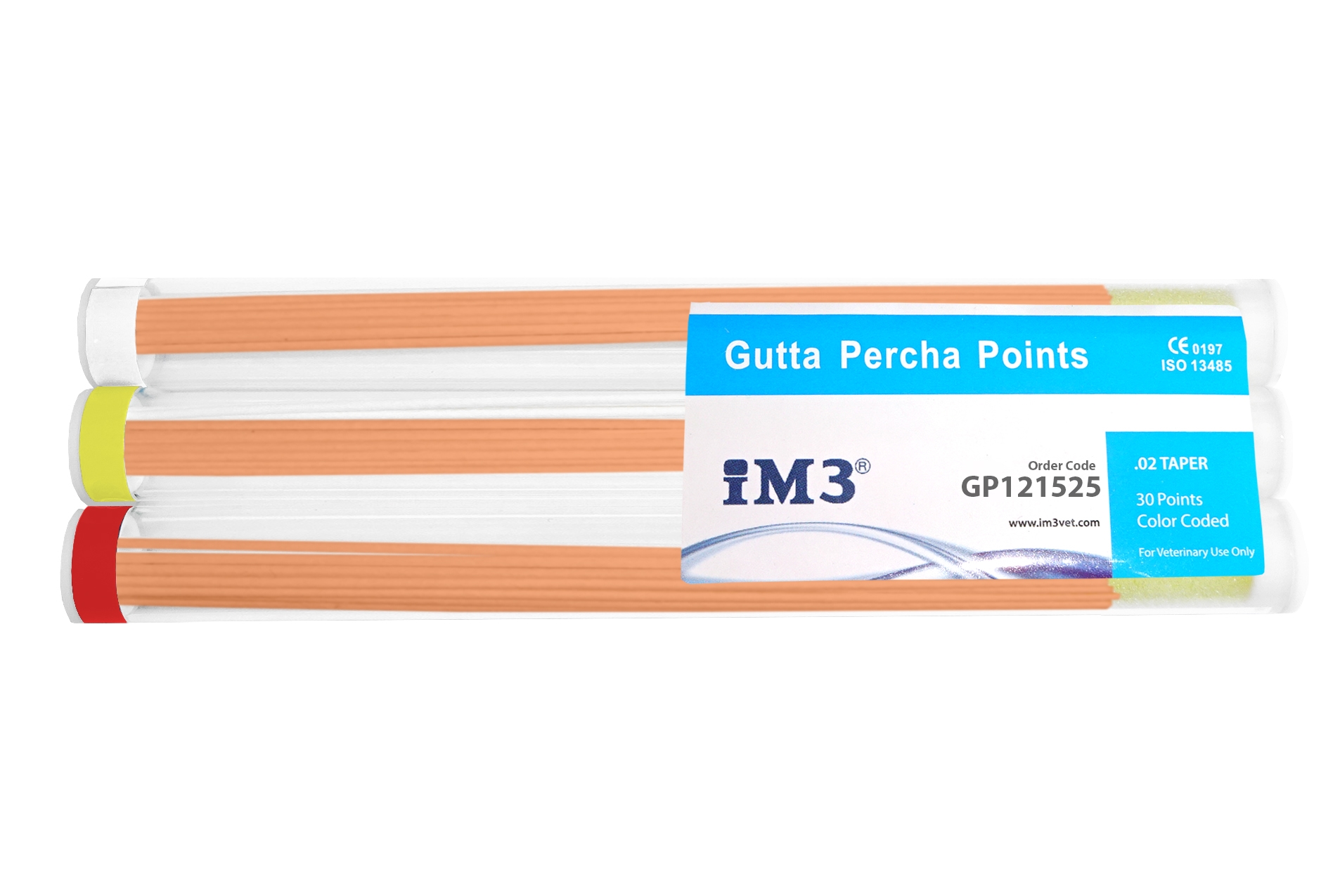 Gutta Percha Points - 120mm - ISO 15-25 - 30pcs