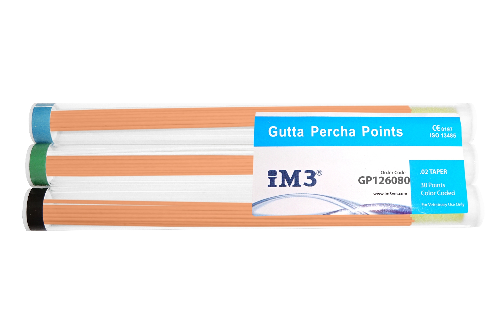 Gutta Percha Points - 120mm - ISO 60-80 - 30pcs