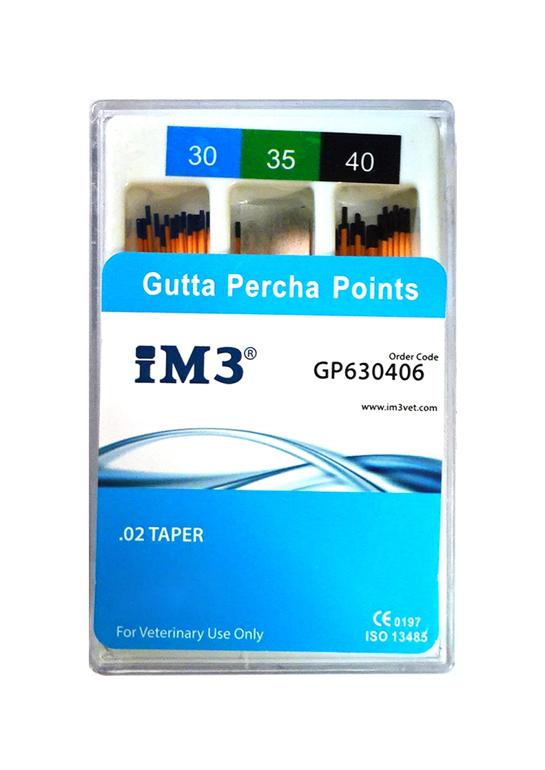 Gutta Percha Points - 60mm - ISO 30-40 - 60pcs