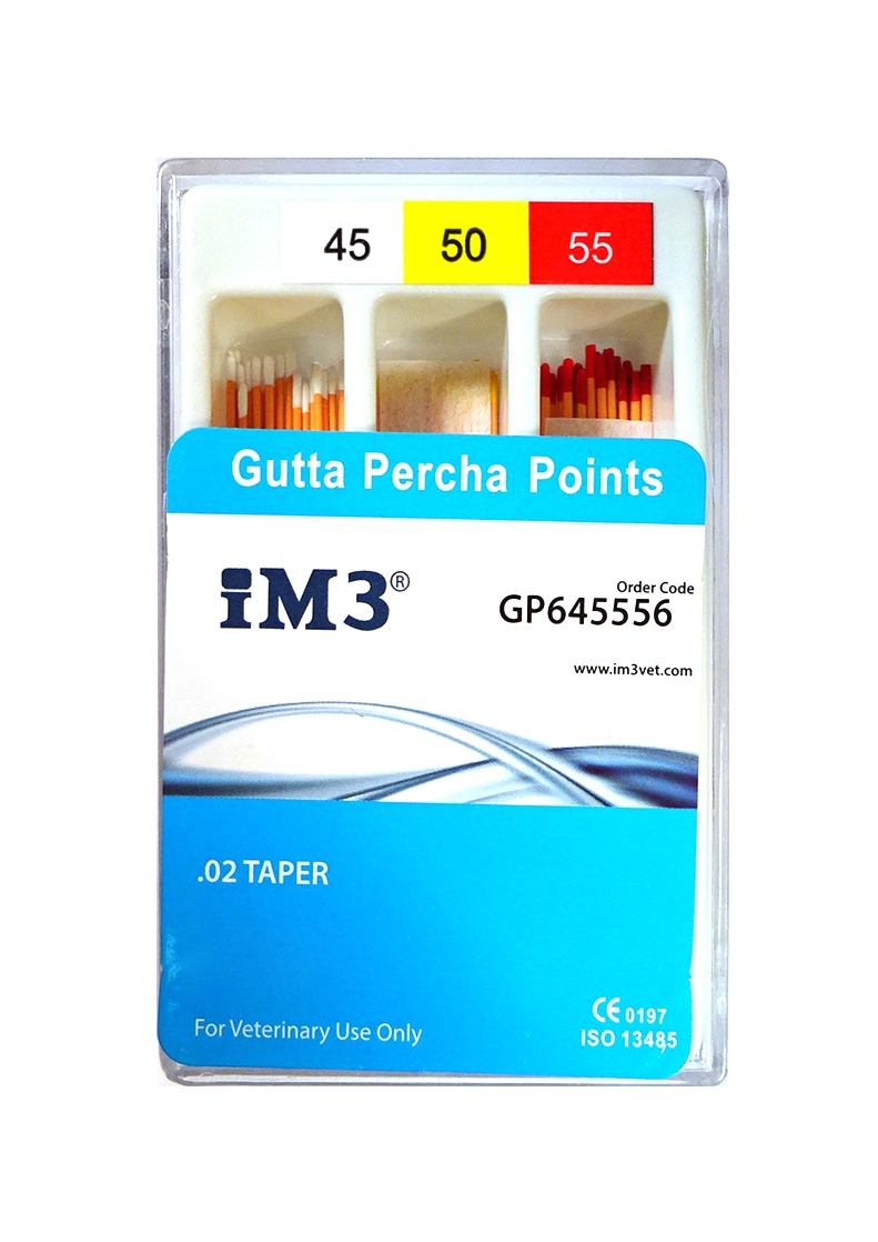 Gutta Percha Points - 60mm - ISO 45-55 - 60pcs