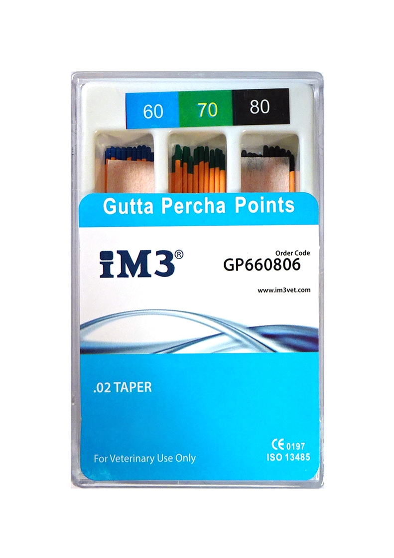 Gutta Percha Points - 60mm - ISO 60-80 - 60pcs