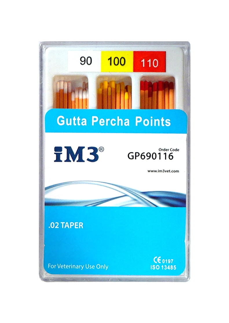 Gutta Percha Points - 60mm - ISO 90-110 - 60pcs