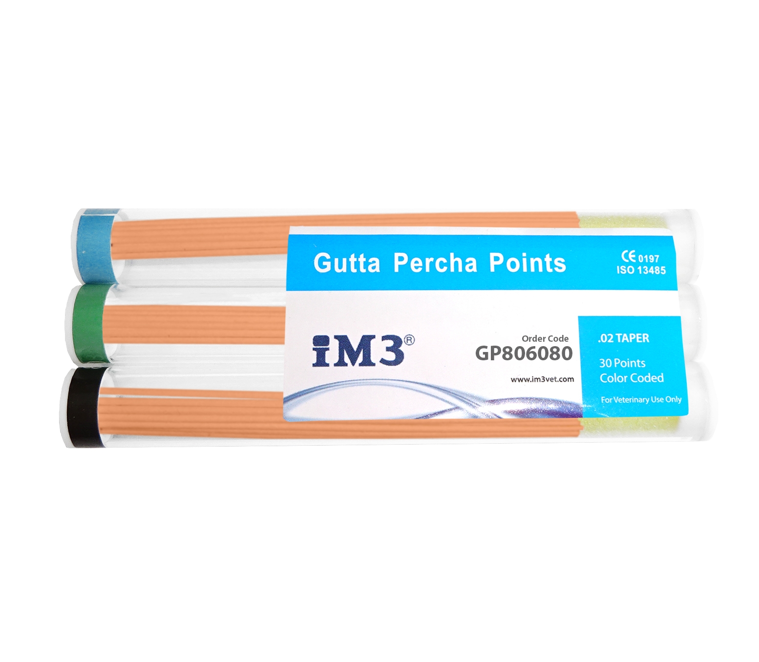 Gutta Percha Points - 80mm - ISO 60-80 - 30pcs