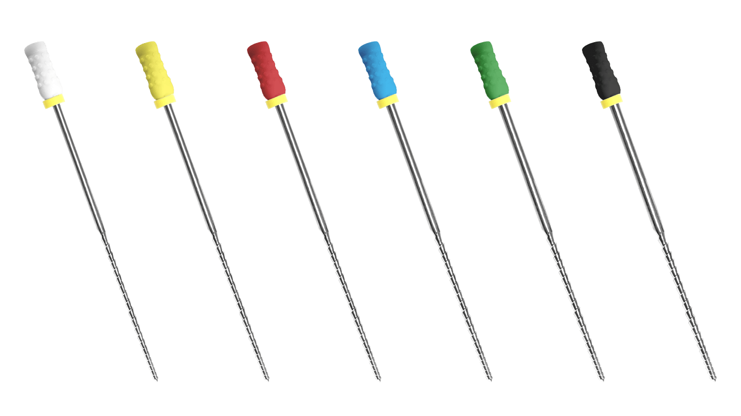 H-File (Ni-Ti) 60mm 0.90 to 1.4 Assorted Set (6 pack)