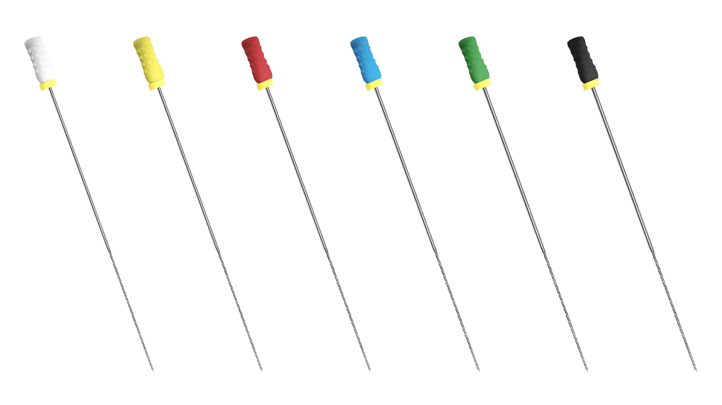 H-File (Ni-Ti) 80mm 0.15 to 0.40 Assorted Set (6 pack)