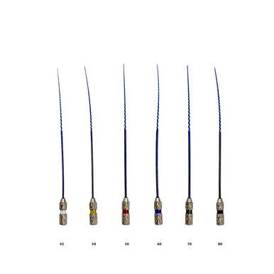K-Reamer (Flex Ni-Ti) 60mm 0.45 to 0.80 Assorted Set (6 pack)