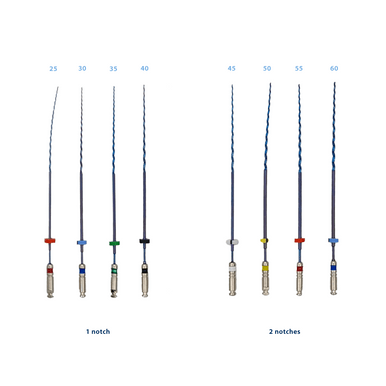 Control Cut Rotary Flex 60 mm Files - ISO 025-060 - 8 pack