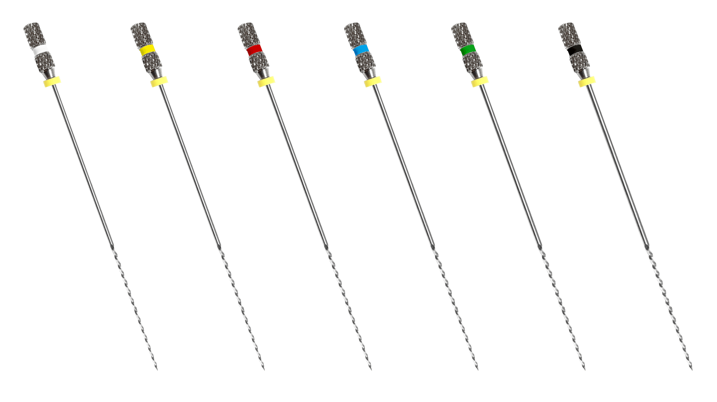 K-Reamer (Ni-Ti) 80mm 0.45 to 0.80 Assorted Set (6 pack)