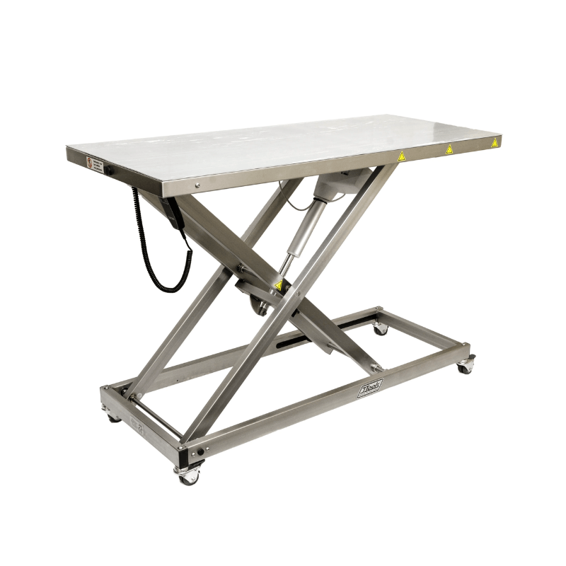 Onderzoektafel J-Tools VLT Basis 60x136 cm voor dierenkliniek met elektrische hoogteverstelling