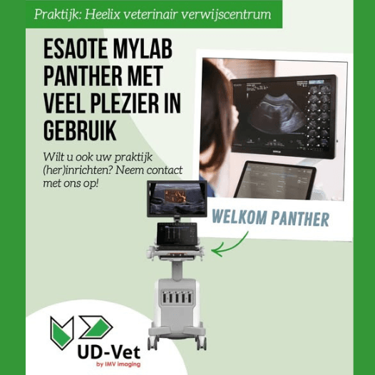 Esaote MyLab Panther echografie bij Heelix Veterinair Verwijscentrum