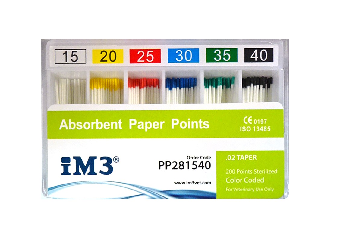 Paper Points - 28mm - ISO 15-40 - 200pcs