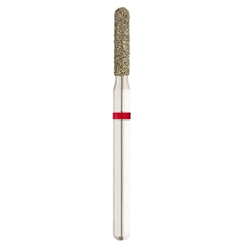 Dental Bur - Diamond Conical Round 855 - Fine Grit - 19mm FG (standard length) - 5 pack