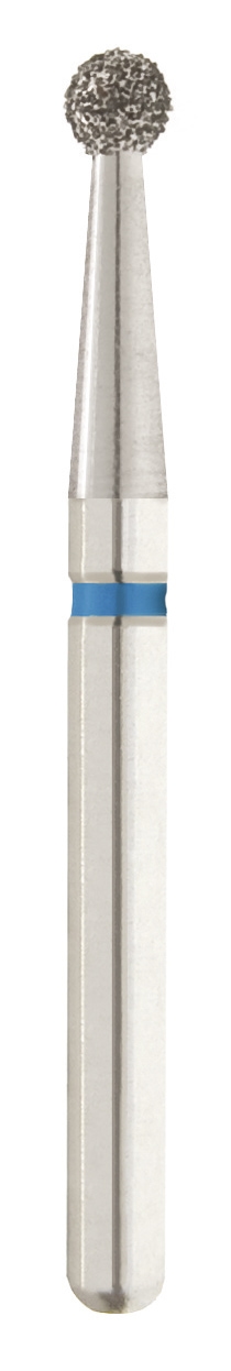 Dental Bur - Diamond Round 4 - Med Grit - 19mm FG (standard length) - 5 pack