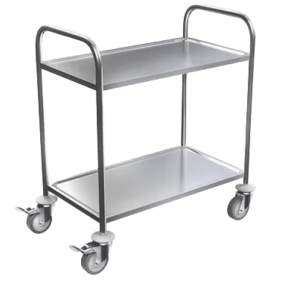 Instrumenten trolley voor dierenkliniek voor mobiel en overzichtelijk werken met instrumenten