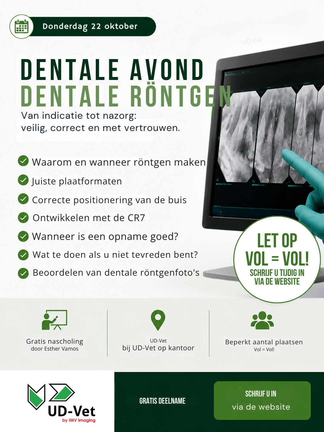 UD-Vet Dentale Nascholing Avonden met Esther Vamos NL - Afbeelding 3